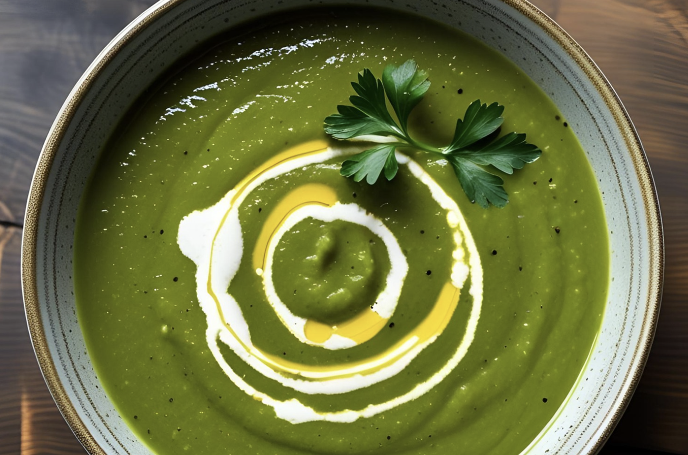 Antioxidant rich green soup